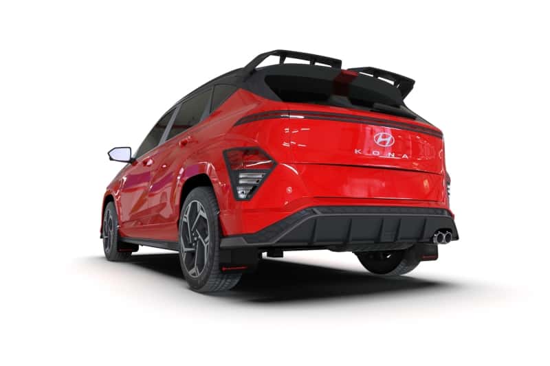Rally Armor — Rally Armor 24-25 Hyundai Kona N Line Black UR Mud Flap w/ Grey Logo
Mud Flap - view 4