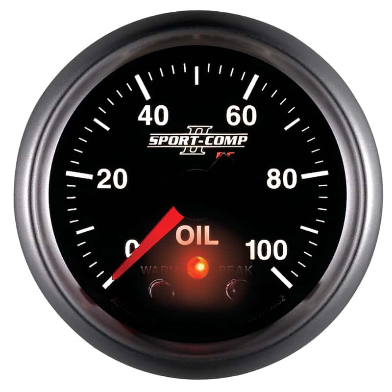 AutoMeter — Autometer Sport-Comp II 52.4mm 0-100 PSI Oil Pressure Peak & Warn w/ Electronic Control Gauge
2-1/16" OIL PRESS, 0 - view 12