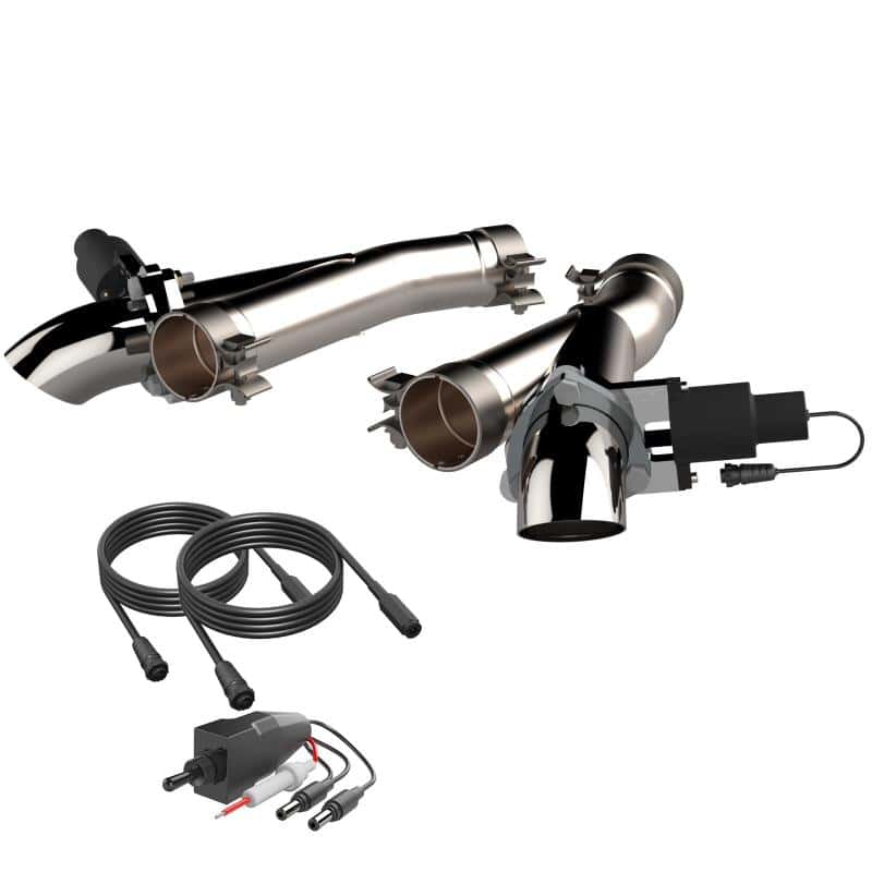 QTP — 2012-2022 Jeep Grand Cherokee SRT Trackhawk Dodge Durango SRT QTP Aggressor Cutout Pipes - view 4