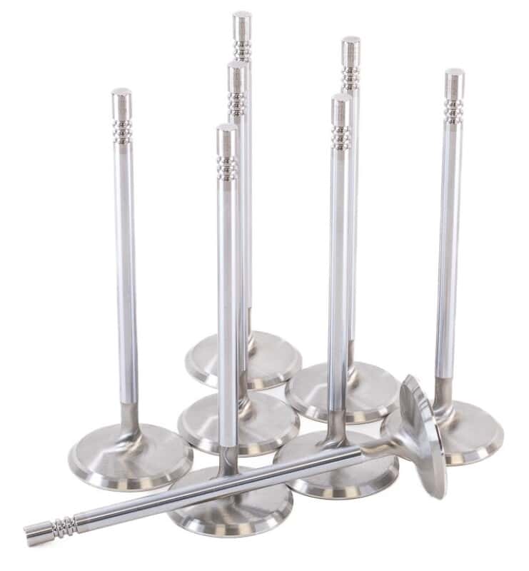 GSC Power Division — GSC P-D Ford Voodoo/Predator 32.5mm Head STD 109.8mm Long Chrm Super Alloy Exhaust Valve - Set of 8 - view 1