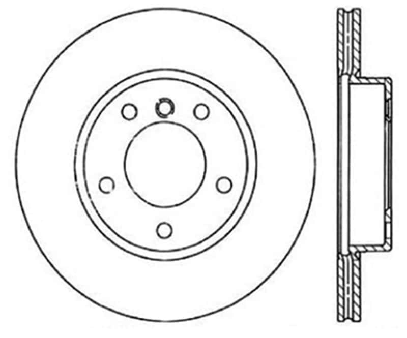Stoptech — StopTech Power Slot 96-02 BMW Z3 / 03-01/06 Z4 (E86) / 3 Series Front Right Cryo Slotted Rotor
Cryosport Slot Rotor
Disc Brake Rotor - view 1