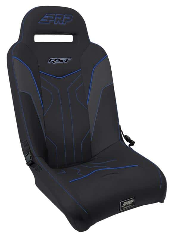 PRP Seats — PRP Polaris RZR PRO XP/PRO R/Turbo R RST Suspension Seat- Black/Blue - view 2