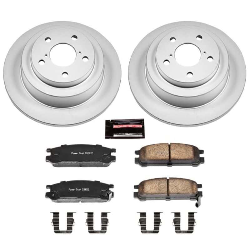 PowerStop — Power Stop 93-96 Subaru Impreza Rear Z17 Evolution Geomet Coated Brake Kit - view 1