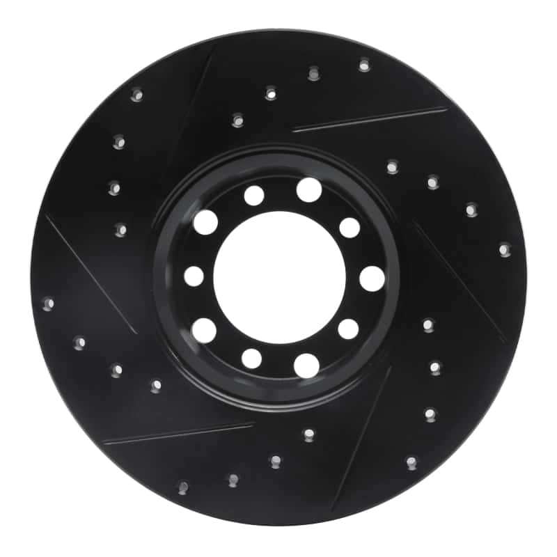 R1 Concepts — R1 73-85 Mercedes-Benz 230 Front Right Drilled & Slotted Black Brake Rotor
R1 Brake Rotor Drill - view 5