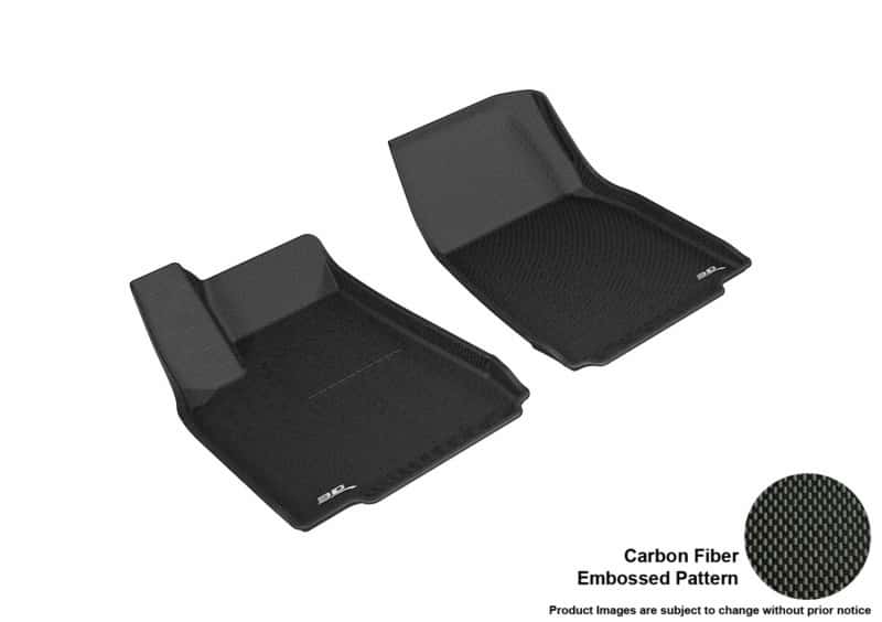 3D MAXpider — 3D MAXpider 2016-2020 Tesla Model X Kagu 1st Row Floormat - Black
Floor Mat Set - view 1
