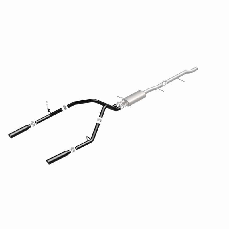 Magnaflow — MagnaFlow SYS Cat-Back 3.5in Black Dual Split Rear Tips 10-13 Chevy Silverado / GMC Sierra 5.3L
Cat-Back - view 3
