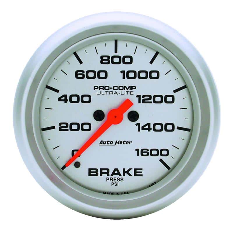 AutoMeter — AutoMeter Gauge Brake Press 2-5/8in. 1600PSI Digital Stepper Motor Ultra-Lite
2-5/8" BRAKE, 0-1600 - view 2