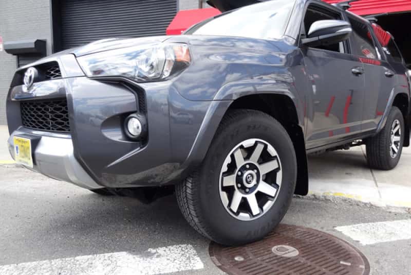 Rally Armor — Rally Armor 12-24 Toyota 4Runner Black UR Mud Flap w/Red Logo
Mud Flap - view 2