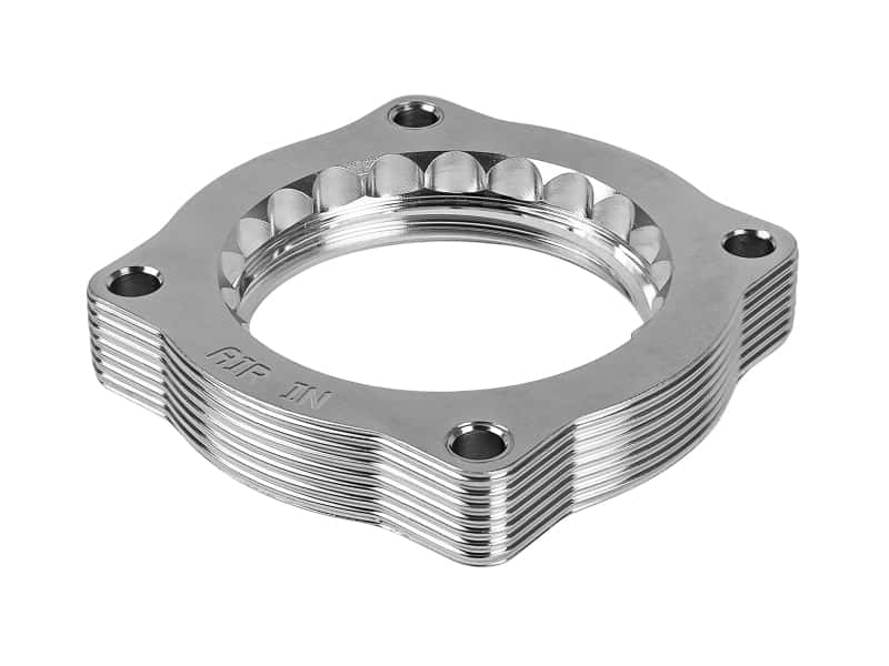 aFe — aFe Silver Bullet Throttle Body Spacers TBS BMW 335i (N54) 07-11 135i/535i 08-10 L6-3.0L (tt)
Throttle Body Spacer
TBdySpacer - view 2