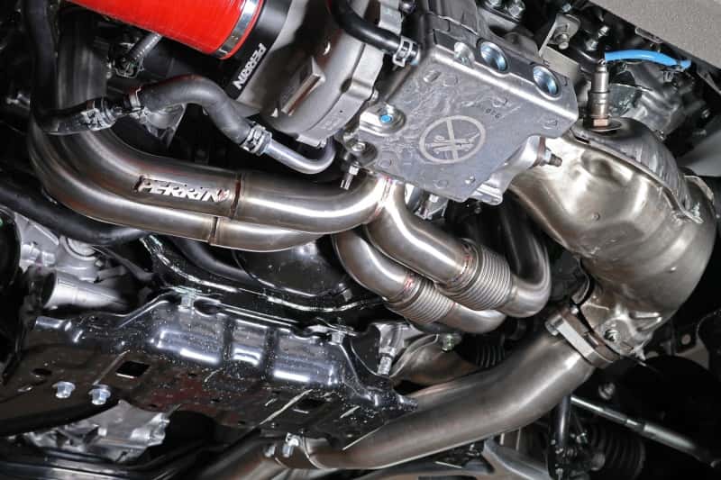 Perrin Performance — PERRIN 22-25 Subaru WRX / 20-25 OBXT & LXT / 19-25 Ascent Equal Length Header - Brushed SS - view 18