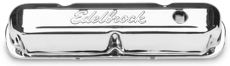 Edelbrock — Edelbrock Valve Cover Signature Series Chrysler 1965-1991 318-340-360 CI V8 Chrome
CHROME/PRO-FLO - view 1
