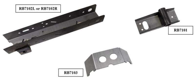 RustBuster — Rust Buster 95-04 Toyota Tacoma Rear Frame Section - Left Side - view 1