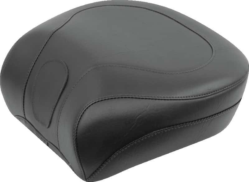 Mustang Motorcycle — Mustang 00-15 Harley Softail Standard Rear Tire Wide Touring Recessed Passenger Seat - Black - view 2