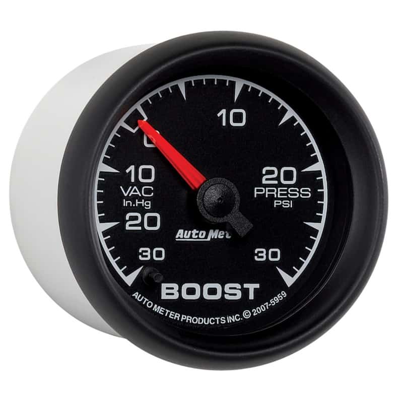 AutoMeter — Autometer ES 52mm Full Sweep Electronic 30 In Hg-Vac/30 PSI Vacuum/Boost Gauge
GA 2" BST 30PSI S ES - view 6
