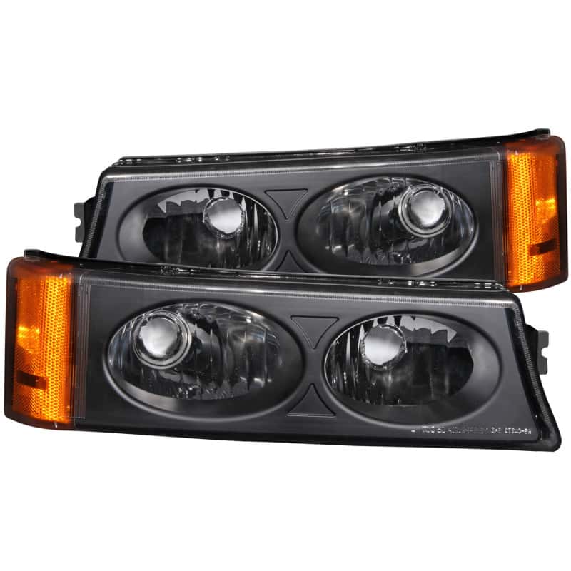 ANZO — ANZO 2003-2006 Chevrolet Silverado 1500 Euro Parking Lights Black
PrkngLghtAssembly - view 2