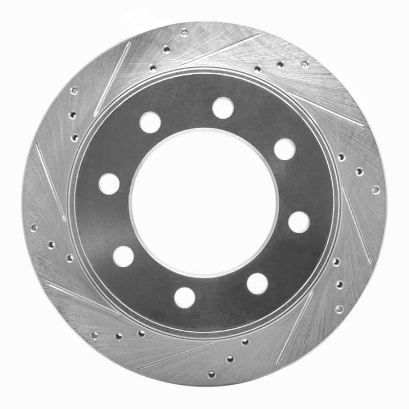 R1 Concepts — R1 03-08 Dodge Ram 2500 Rear Left Drilled & Slotted Silver Brake Rotor
R1 Brake Rotor Drill - view 1