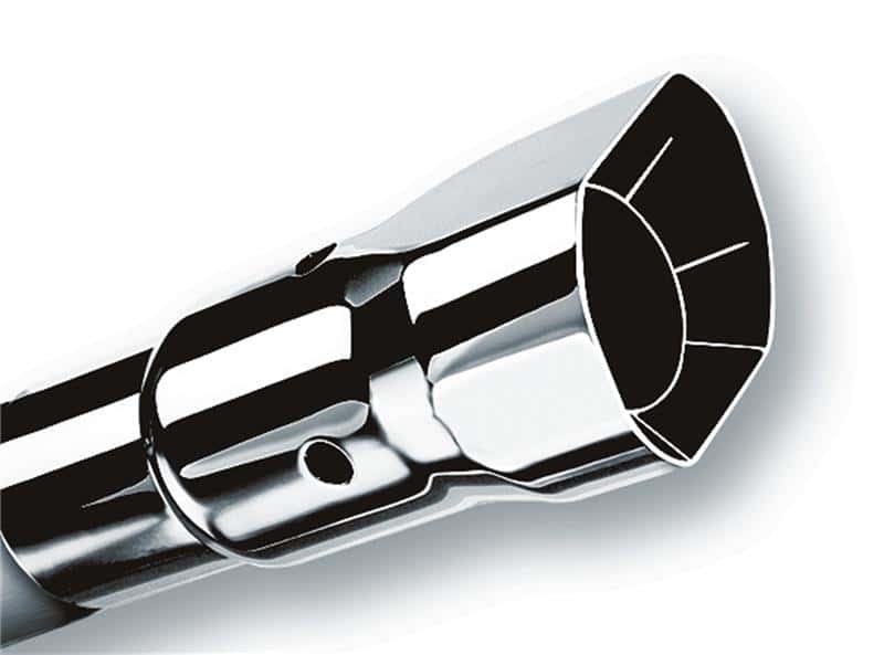 Borla — Borla Universal Polished Tip Single Square Angle-Cut Intercooled (inlet 2 1/4in. Outlet 2 1/2 x 2 3/
ExhstTailPipeTip
Tip - Square - view 2