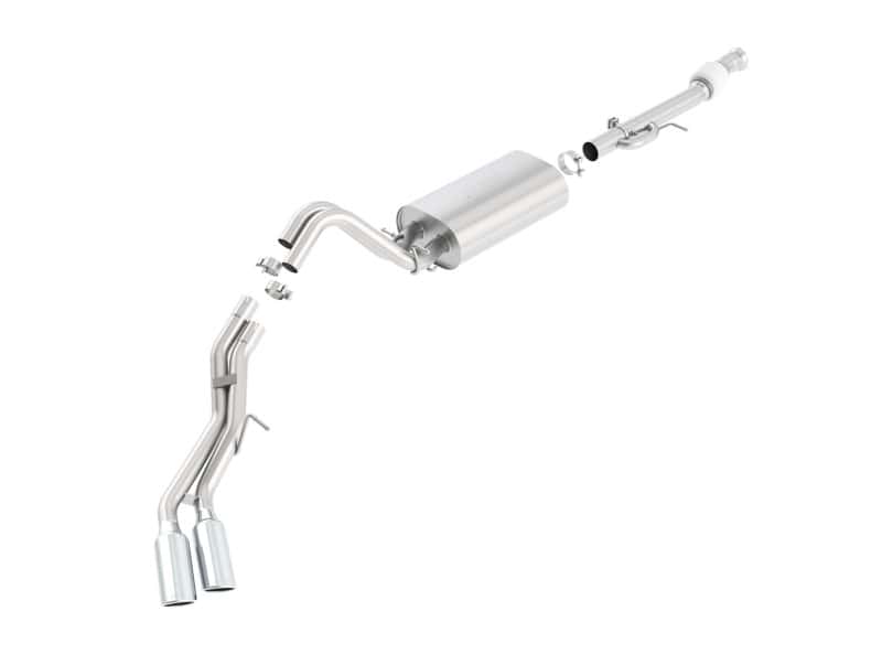 Borla — Borla 15-16 Cadillac Escalade ESV 6.2L Auto Trans Dual Round Rolled Truck Side Exit Catback Exhaust
Cat-Back System
ExhstSysKt - view 2