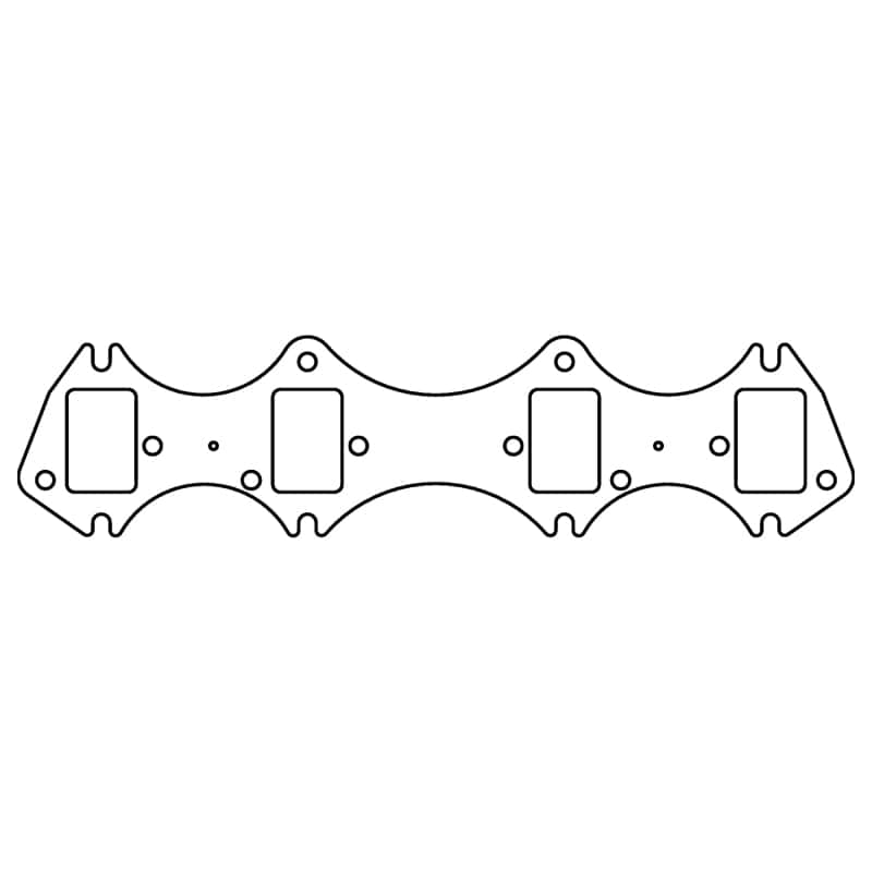 Cometic Gasket — Cometic Ford Gen-1 FE V8 .030in MLS Exhaust Manifold Gasket Set - 1.560in x 2.310in Rectangle Port
Exhaust Gasket Set - view 3