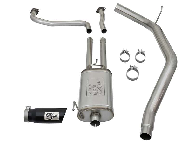 aFe — aFe MACHForce XP 2.5in Cat-Back Exhaust System w/ Black Tip Nissan Frontier 17-19 V8-5.6L
Cat-Back Exhaust - view 9