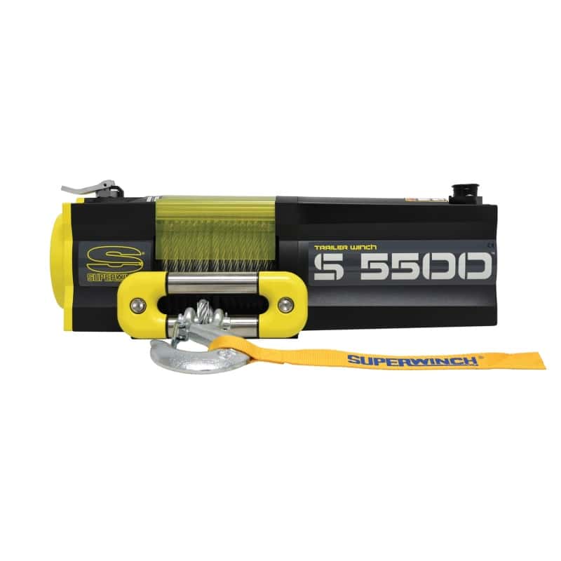 Superwinch — Superwinch 5500 LBS 12V DC 7/32in x 60ft Steel Rope S5500 Winch
Winch - view 5