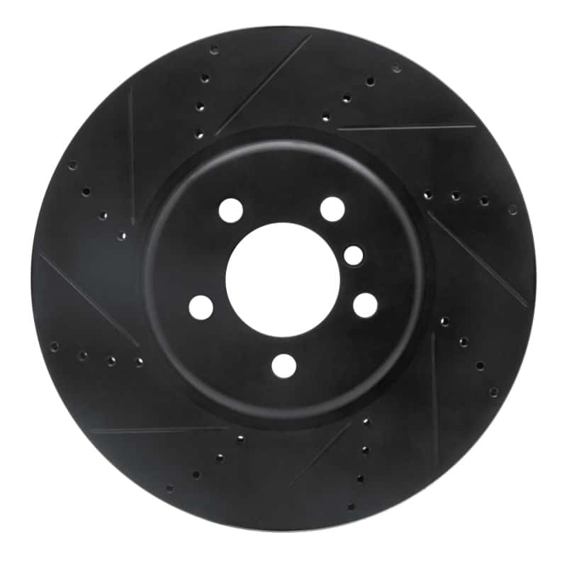 R1 Concepts — R1 13-20 BMW 440I Gran Coupe Front Left Drilled & Slotted Black Brake Rotor
R1 Brake Rotor Drill - view 1