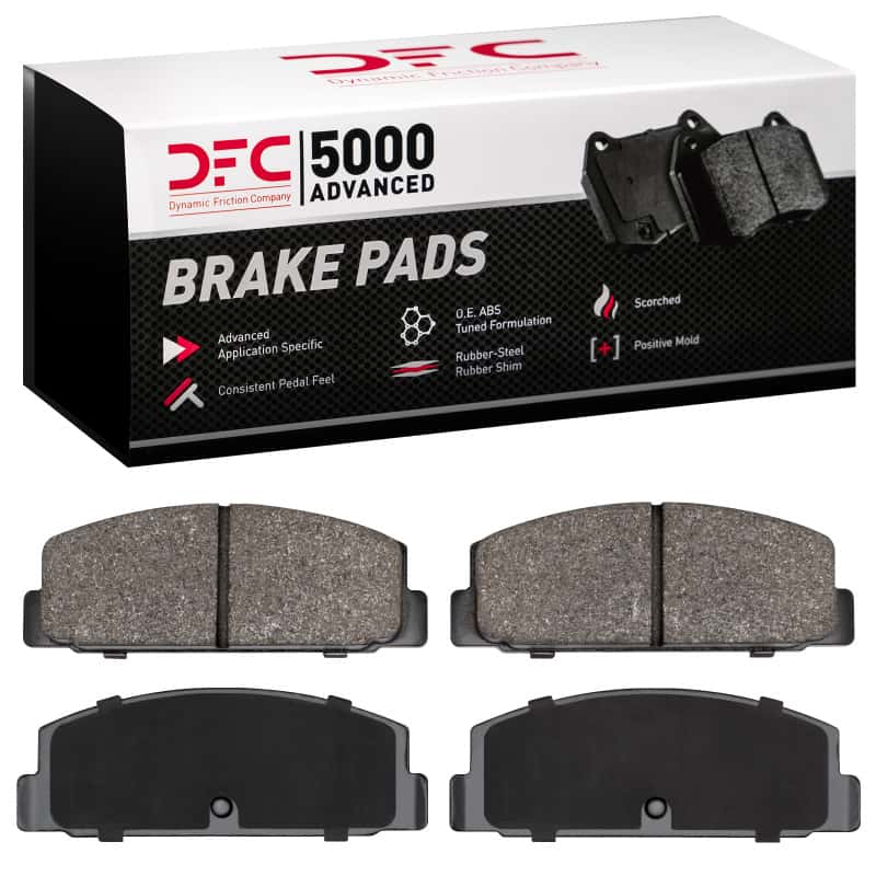 DFC — DFC 78-89 Chrysler Conquest Rear 5000 Advanced Semi Metallic Brake Pads
DFC Brake Pad Set - view 1