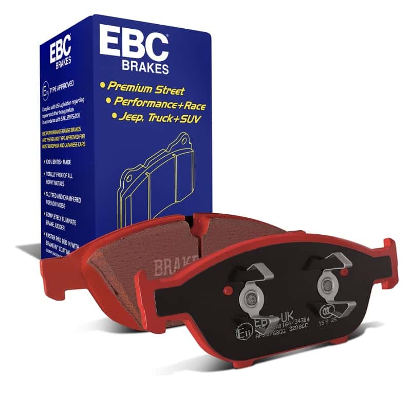 EBC — EBC 12+ Audi A6 Quattro 3.0 Supercharged Redstuff Front Brake Pads
Disc Brake Pad - view 1