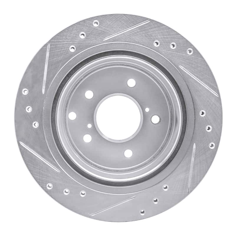 R1 Concepts — R1 89-96 Nissan 300ZX Turbo Rear Right Drilled & Slotted Silver Brake Rotor
R1 Brake Rotor Drill - view 5
