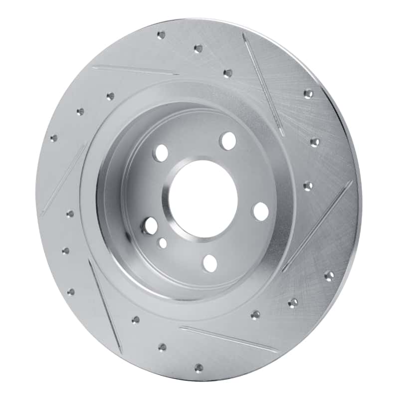 R1 Concepts — R1 19-26 Mercedes-Benz A220 Rear Left Drilled & Slotted Silver Brake Rotor
R1 Brake Rotor Drill - view 4