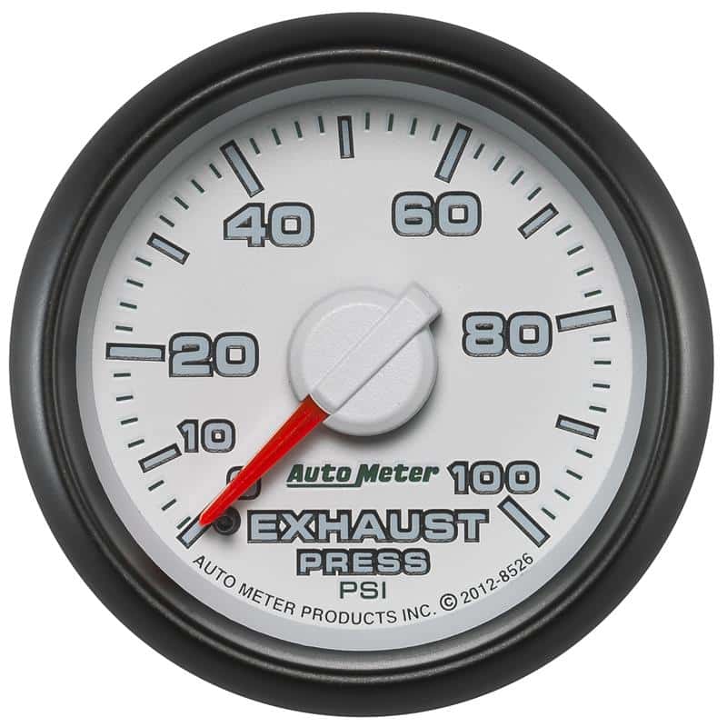 AutoMeter — Autometer Factory Match 52.4mm Mechanical 0-100 PSI Exhaust (Drive) Pressure Gauge
2-1/16" EXHAUST PRES - view 2