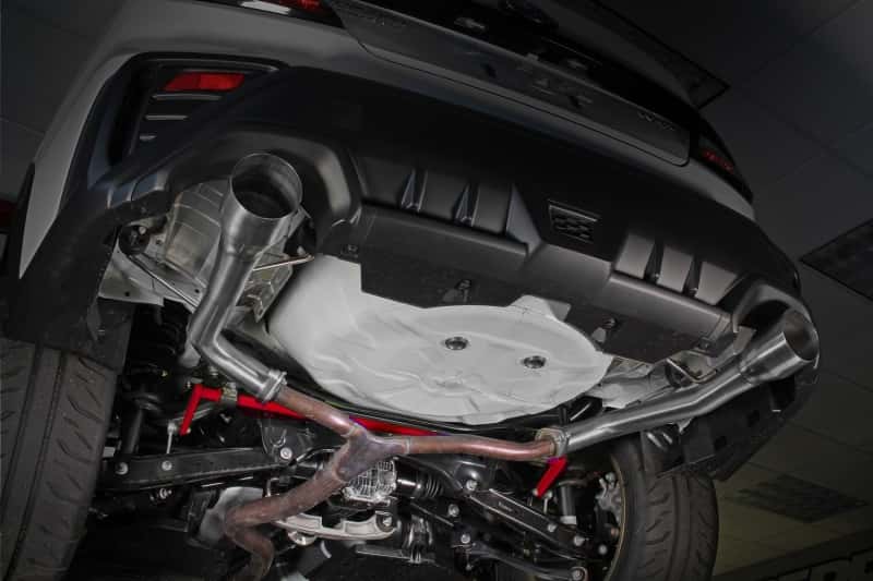 Perrin Performance — PERRIN 15-21 Subaru STI/15-25 WRX SS Dual Tip Axle Back Exhaust (Fits OE/AM Ctr Pipes) - view 7