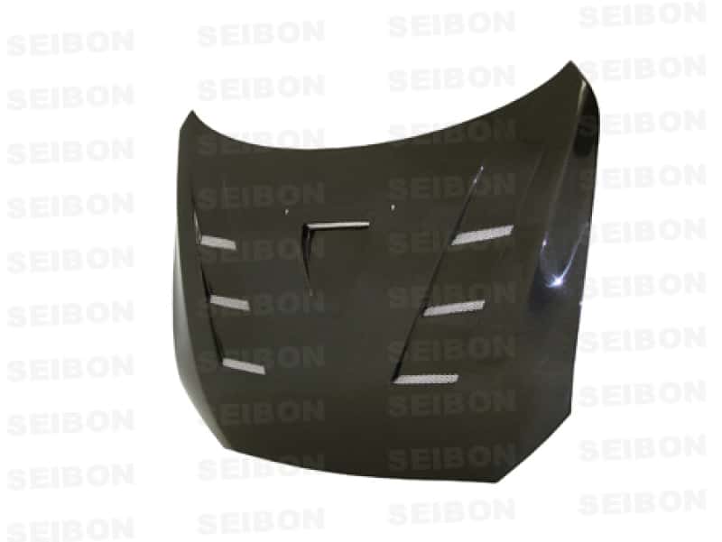 Seibon — Seibon 08-12 Mitsubishi Evo X TS-style Carbon Fiber Hood - view 1