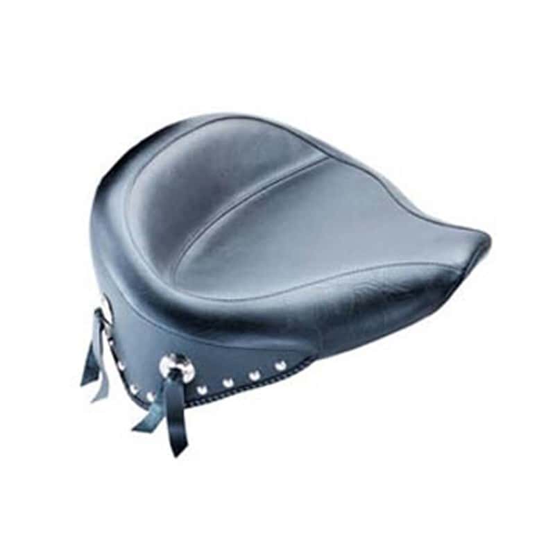 Mustang Motorcycle — Mustang 00-15 Harley Softail Standard Rear Tire Wide Touring Solo Seat w/Studs - Black - view 2