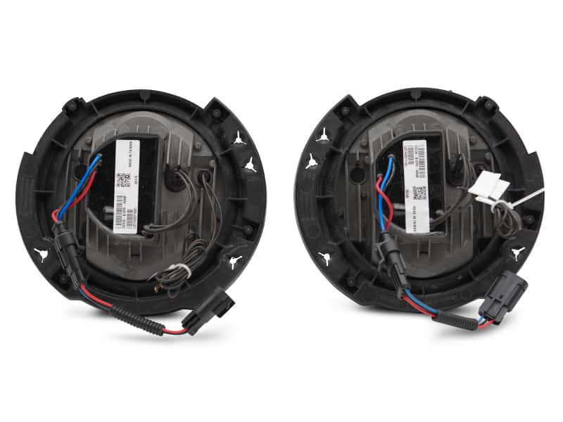 Raxiom — Raxiom 07-18 Jeep Wrangler JK LED Halo Headlights- Black Housing (Clear Lens)
Headlights - view 5