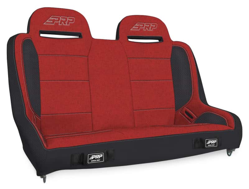 PRP Seats — PRP  Jeep Wrangler JKU/JLU Elite Series Rear Bench- Red - view 2