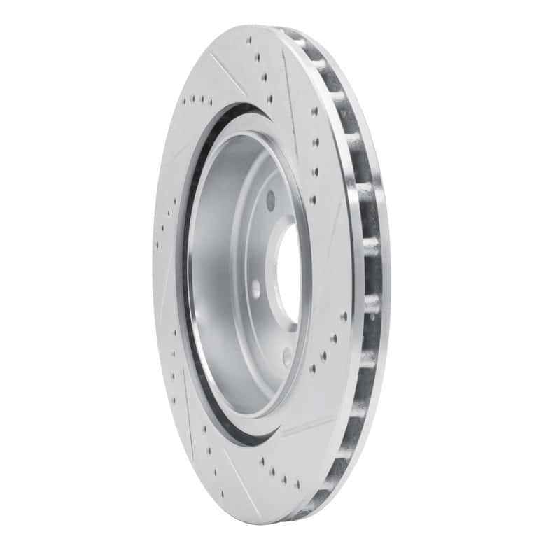 R1 Concepts — R1 2006-2013 Chevrolet Corvette Rear Left Drilled & Slotted Silver Brake Rotor
R1 Brake Rotor Drill - view 4