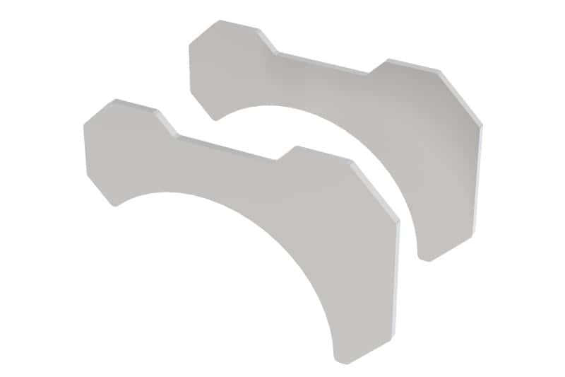 Borla — Borla Universal 2.25in T-304 Stainless Steel Pipe/Tube Bracket Kit
Mounting Bracket - view 2