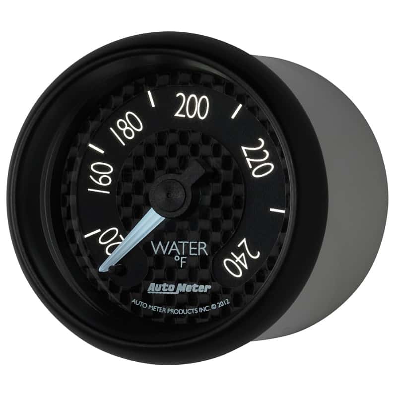 AutoMeter — Autometer GT Series 52mm Mechanical 120-240 Deg F Water Temperature Gauge
2-1/16" WATER TEMP, - view 9