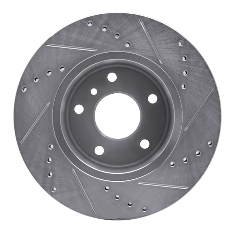 R1 Concepts — R1 99-04 Land Rover Discovery Front Left Drilled & Slotted Silver Brake Rotor
R1 Brake Rotor Drill - view 5