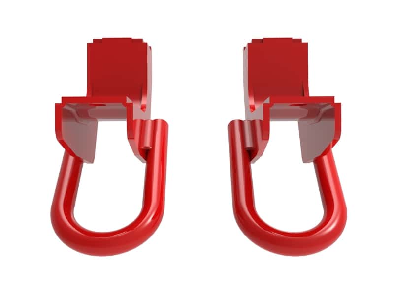 aFe — aFe Front Tow Hook Red 2022 Toyota Tundra 3.5L V6
Front Tow Hook - view 4