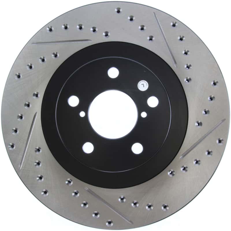 Stoptech — StopTech 02-10 Subaru WRX Slotted & Drilled Left Front Rotor (exc. STi)
Slot/Drill Rotor - view 10