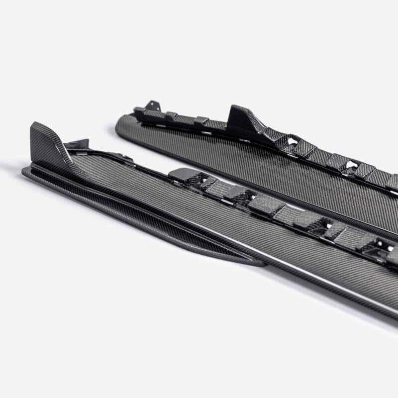 Anderson Composites — Anderson Composites 2024 Ford Mustang Type-GT5 Carbon Fiber Side Rocker Panel Splitter - view 5