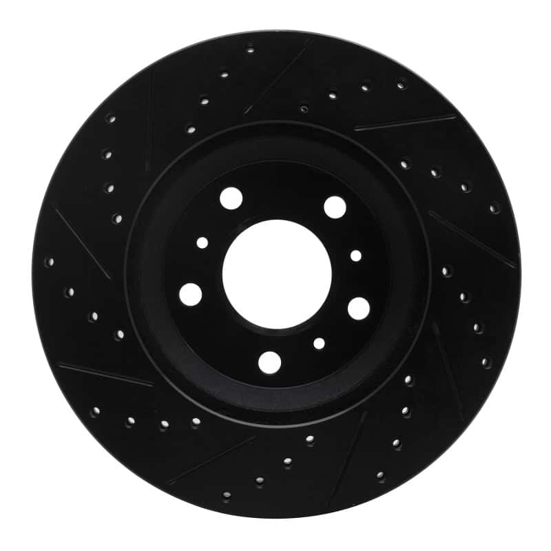 R1 Concepts — R1 06-16 Buick Lucerne Front Right Drilled & Slotted Black Brake Rotor
R1 Brake Rotor Drill - view 5