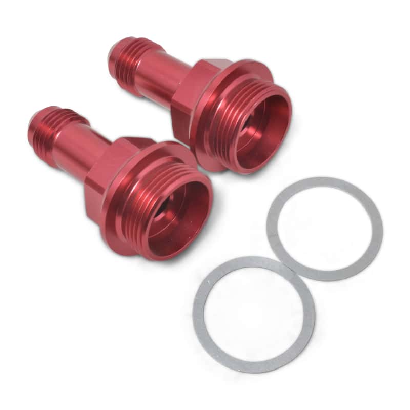Russell — Russell Performance 7/8in -20 x -6 AN Male Flare Extended (2 pcs.) (Red/Blue)
CrbAdptFitting - view 5