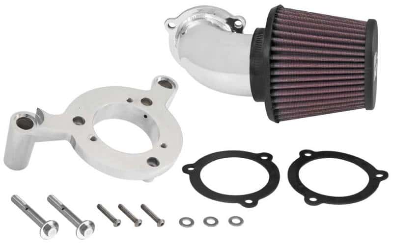 K&N Engineering — K&N 01-15 Harley-Davidson Touring 96 / 103 / 08-15 Bright AirCharger Performance Intake
Air Intake System - view 3
