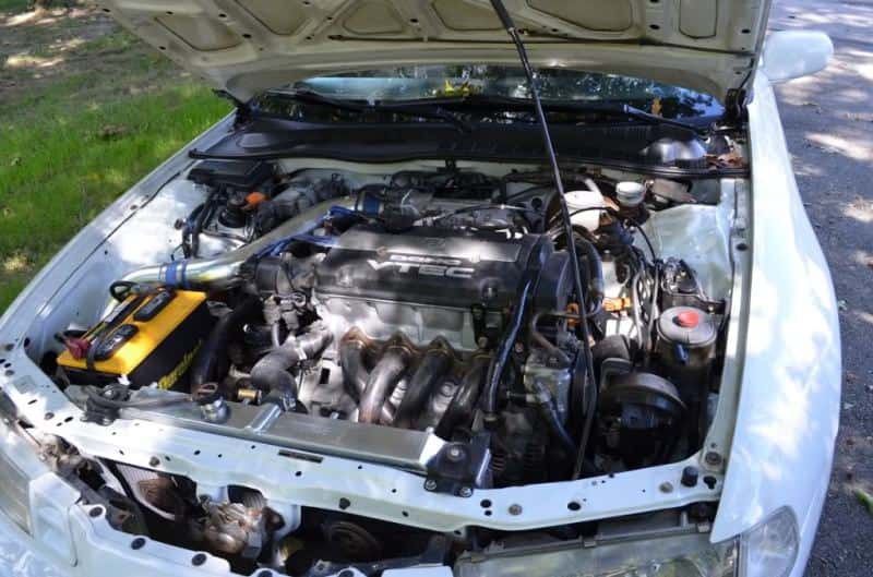 Mishimoto — Mishimoto 92-96 Honda Prelude Manual Aluminum Radiator - view 4