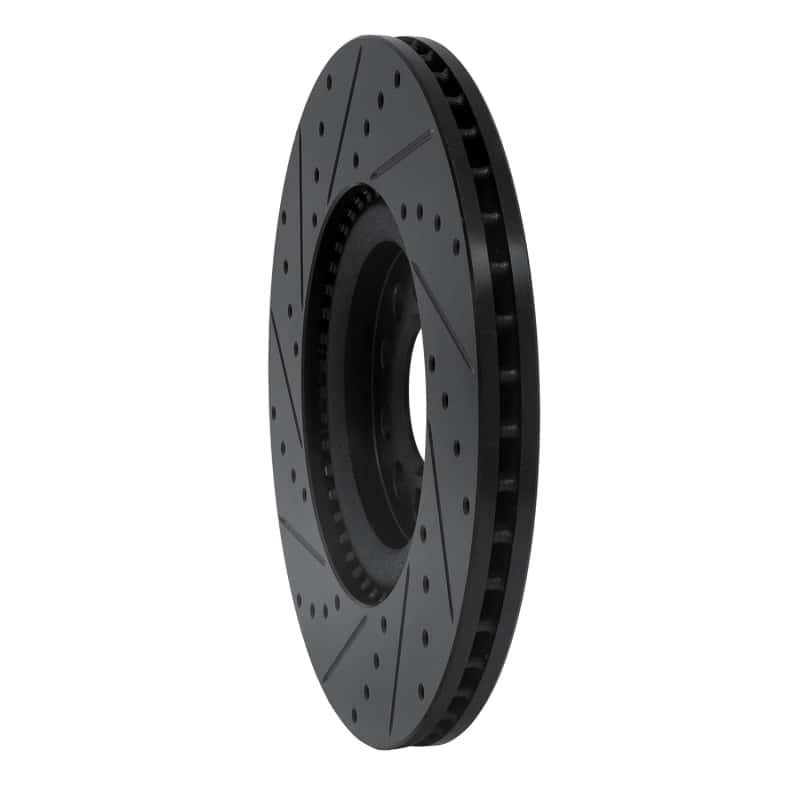 R1 Concepts — R1 00-06 Audi TT Quattro Front Right Drilled & Slotted Black Brake Rotor
R1 Brake Rotor Drill - view 4