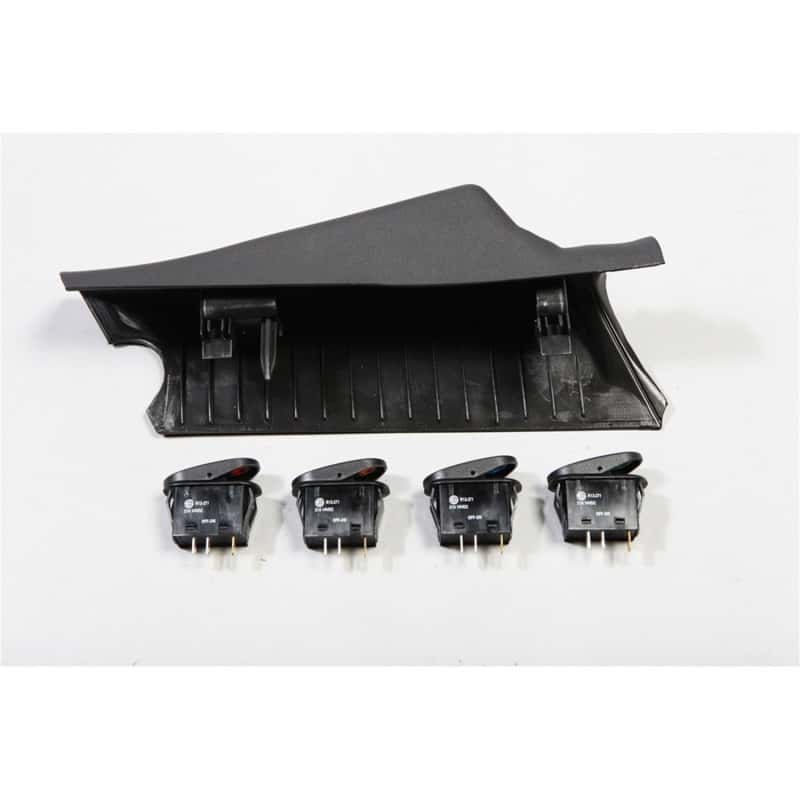 Rugged Ridge — Rugged Ridge A-Pillar 4 Switch Pod Kit Black LHD 11-18 JK
RkrSwitchandCoverSet
OFFROAD_INTERIOR - view 4