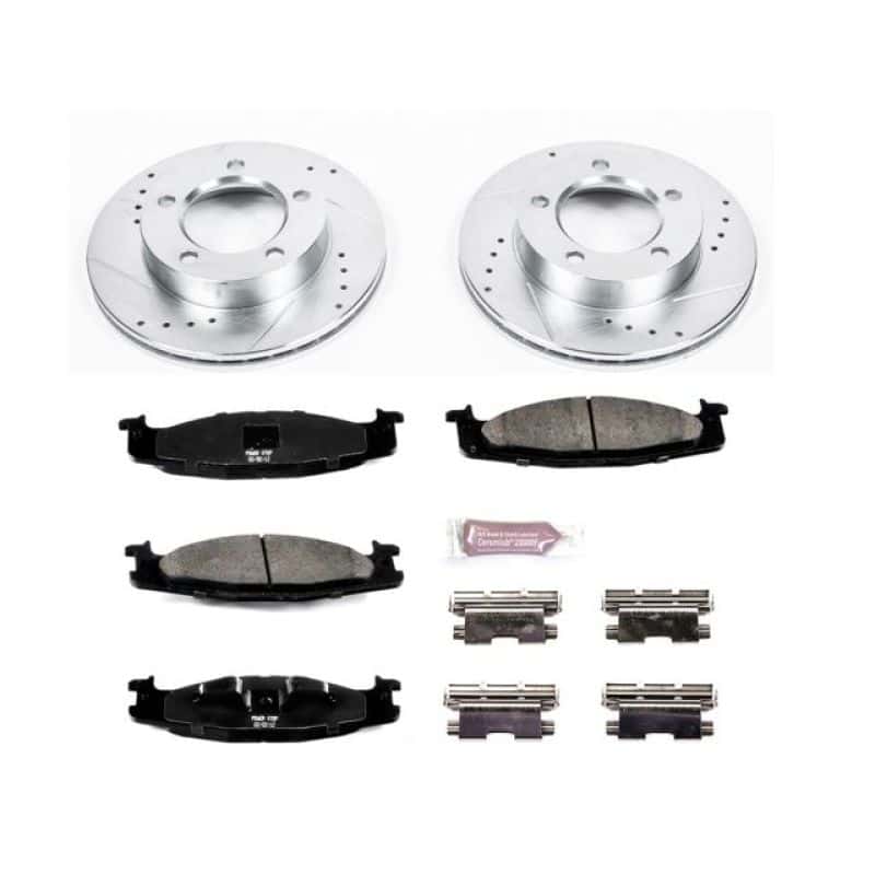 PowerStop — Power Stop 94-96 Ford Bronco Front Z23 Evolution Sport Brake Kit - view 1